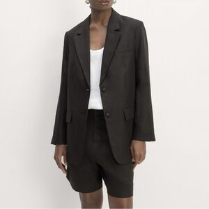 The Italian Wool Oversized Blazer